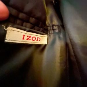 Izod boys black blazer 10 Regular